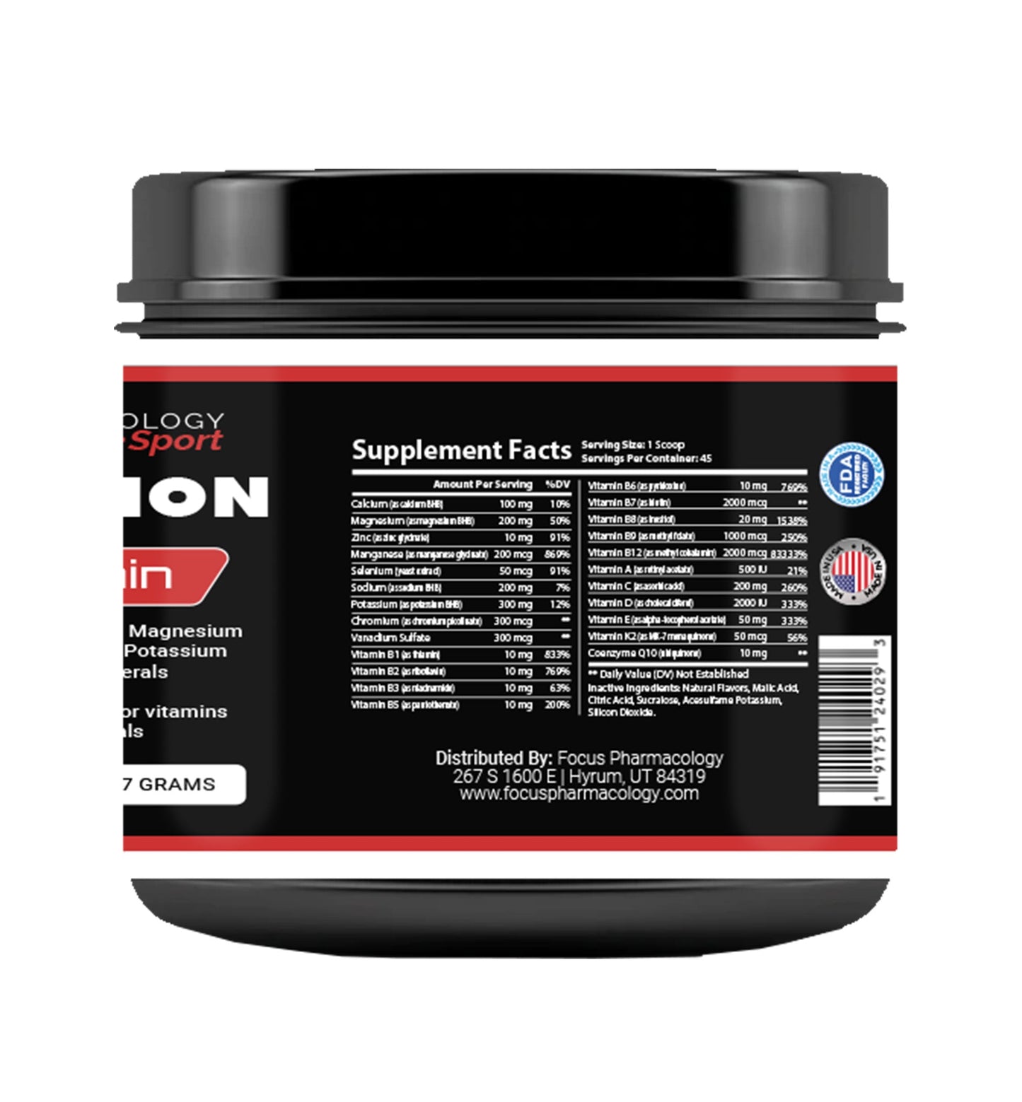 Focus Pharmacology Multivitamin Hydration