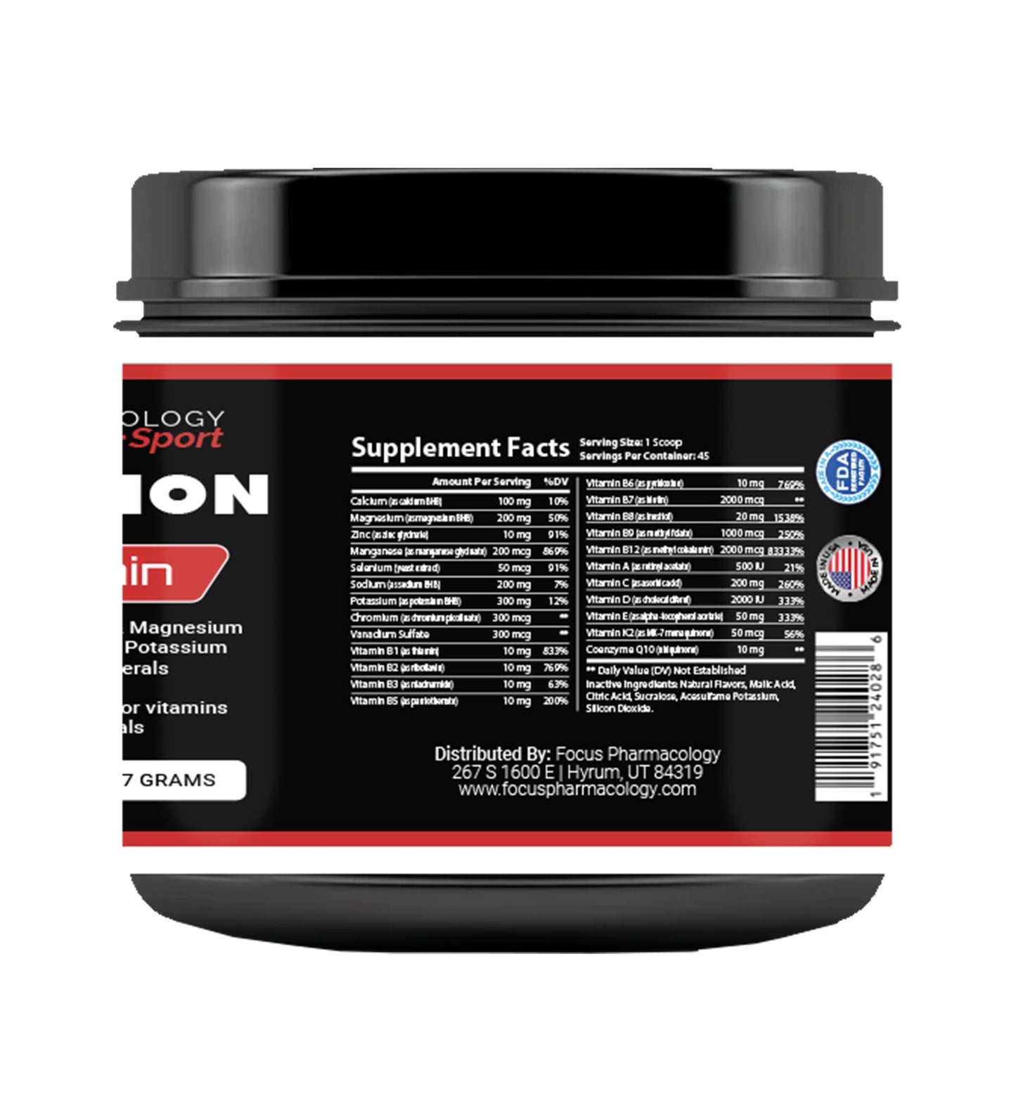 Focus Pharmacology Multivitamin Hydration