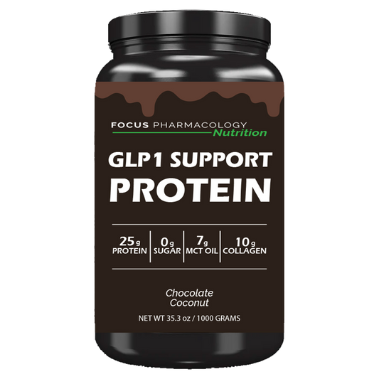 GLP-1 Support Whey Protein Isolate + Collagen + MCT Oil