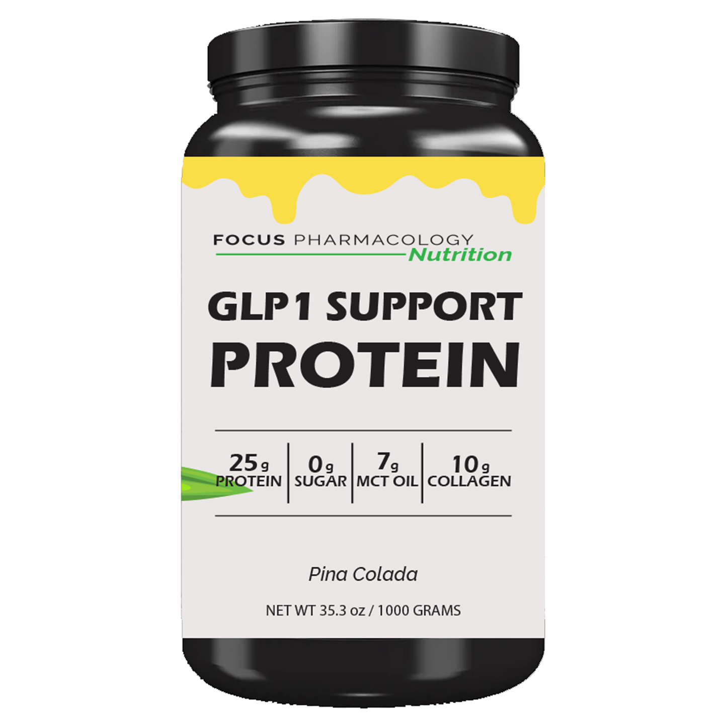 GLP-1 Support Whey Protein Isolate + Collagen + MCT Oil
