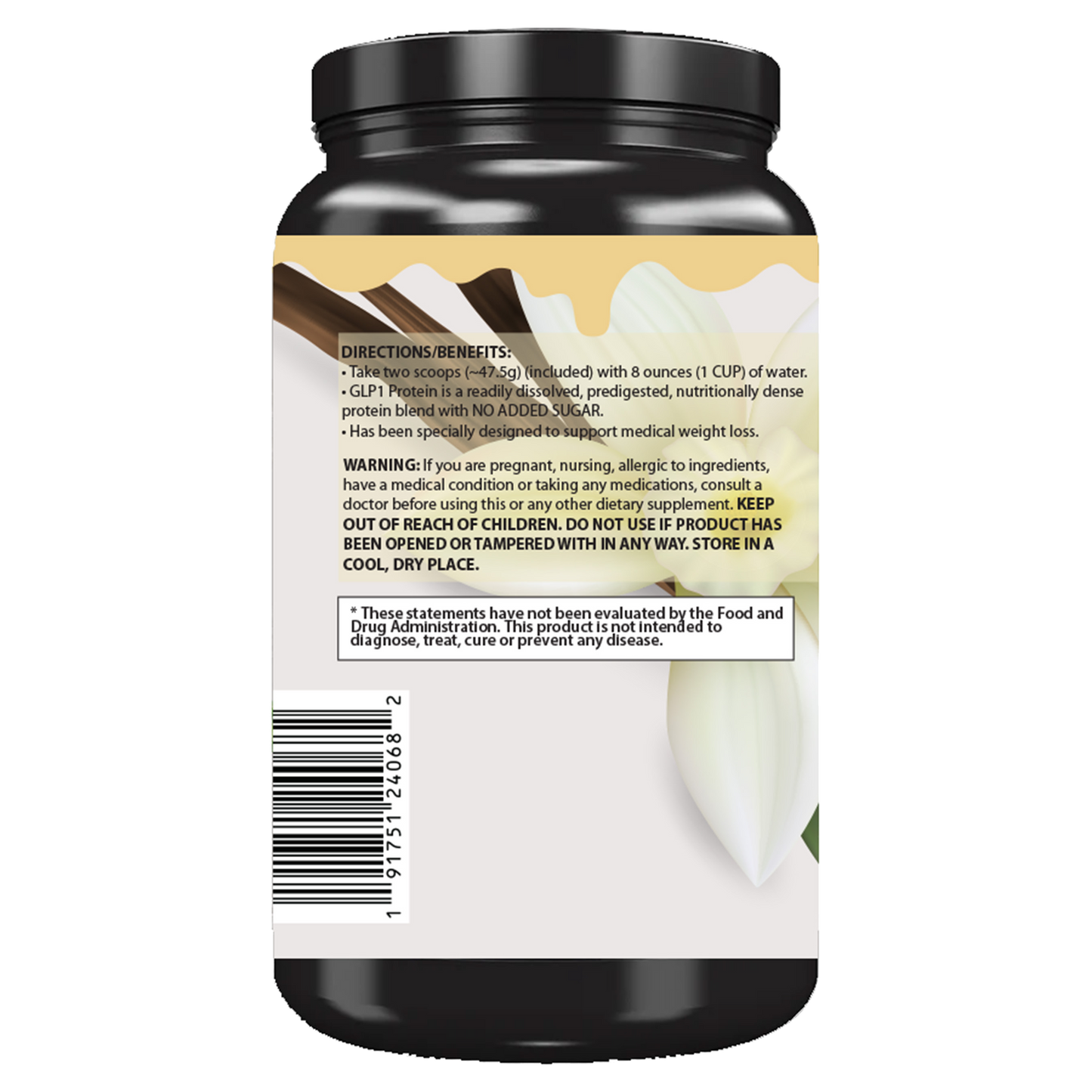 GLP-1 Support Whey Protein Isolate + Collagen + MCT Oil