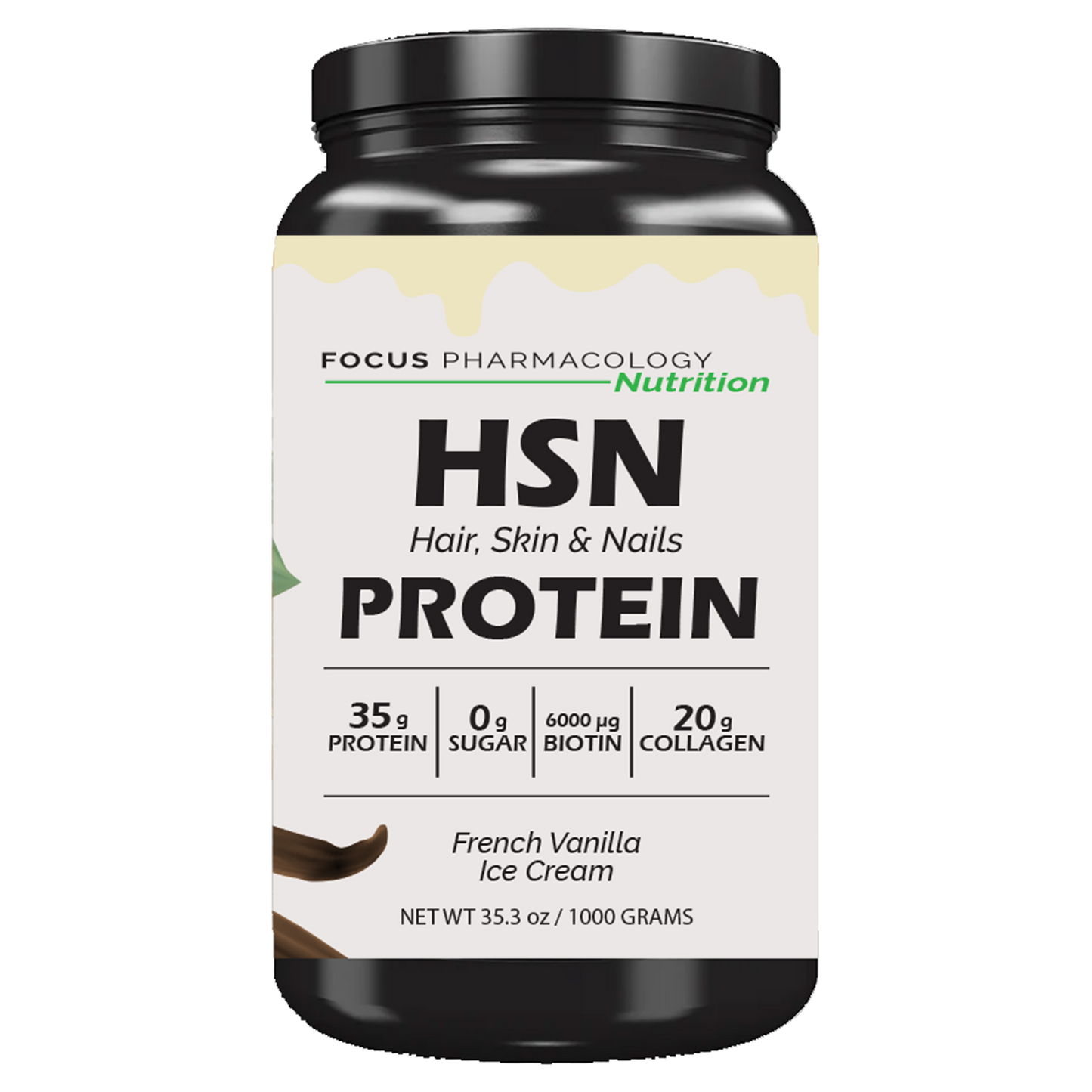 Hair, Skin, & Nails (HSN) Whey Protein Isolate + Collagen