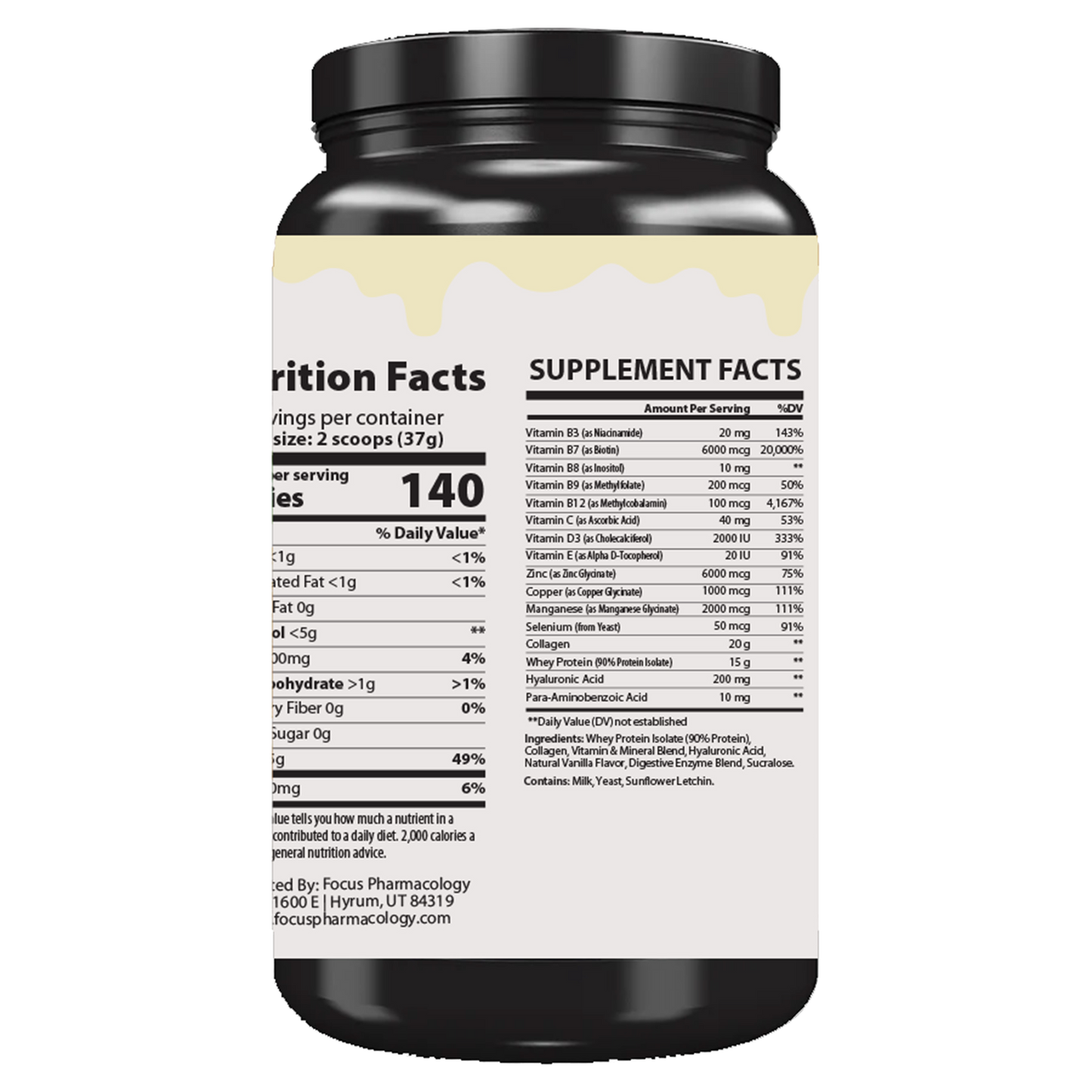 Hair, Skin, & Nails (HSN) Whey Protein Isolate + Collagen