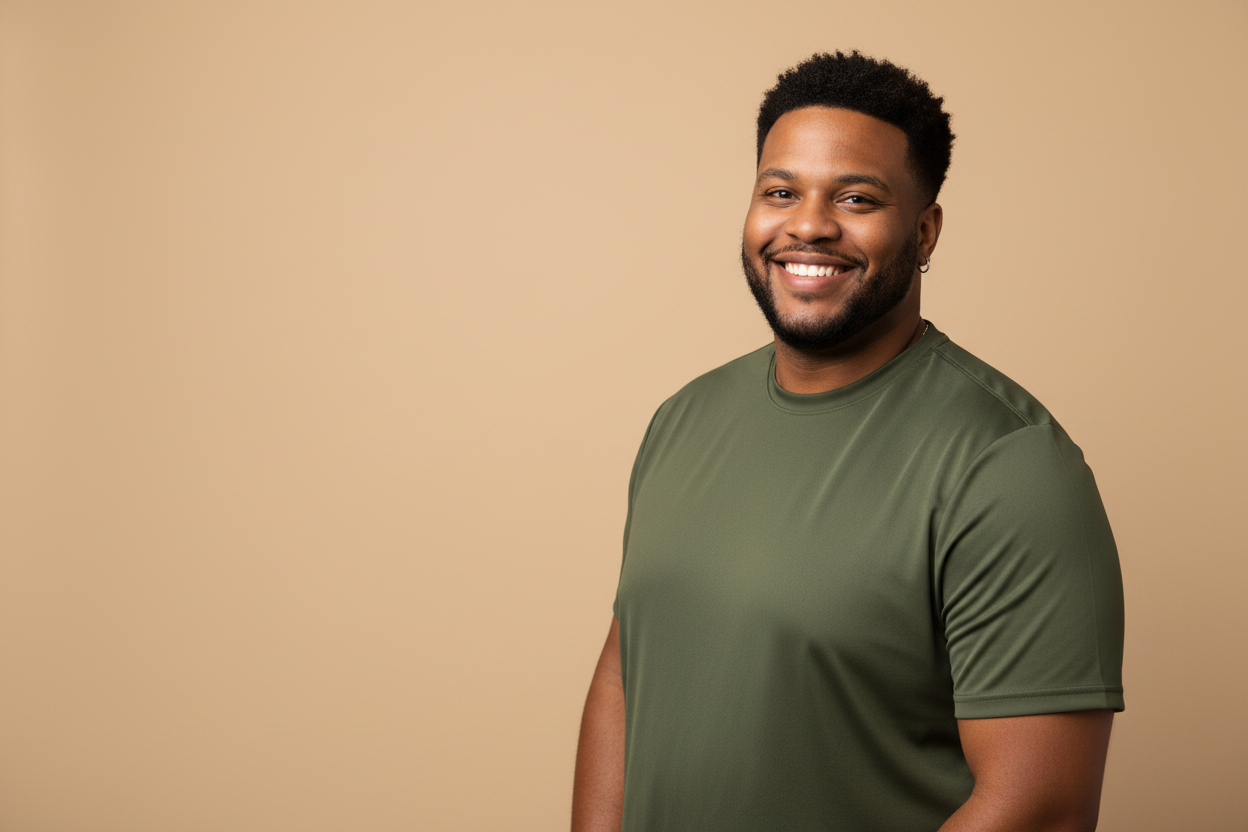 Hero Image - Overweight Man Tan