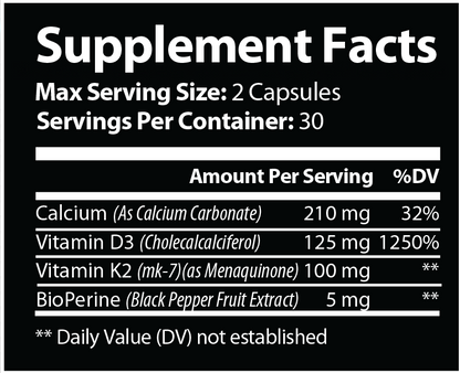 10,000 IU Vitamin D3 w/ Vitamin K2