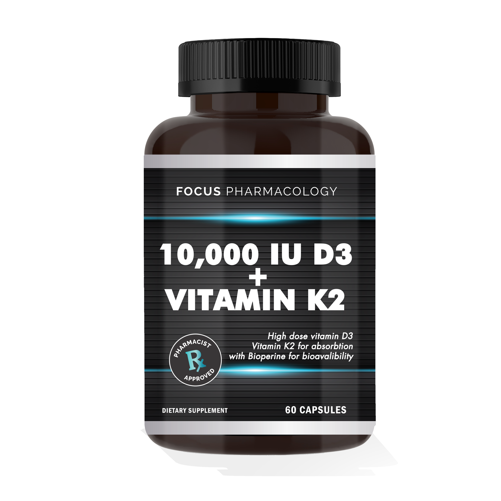 10,000 IU Vitamin D3 w/ Vitamin K2