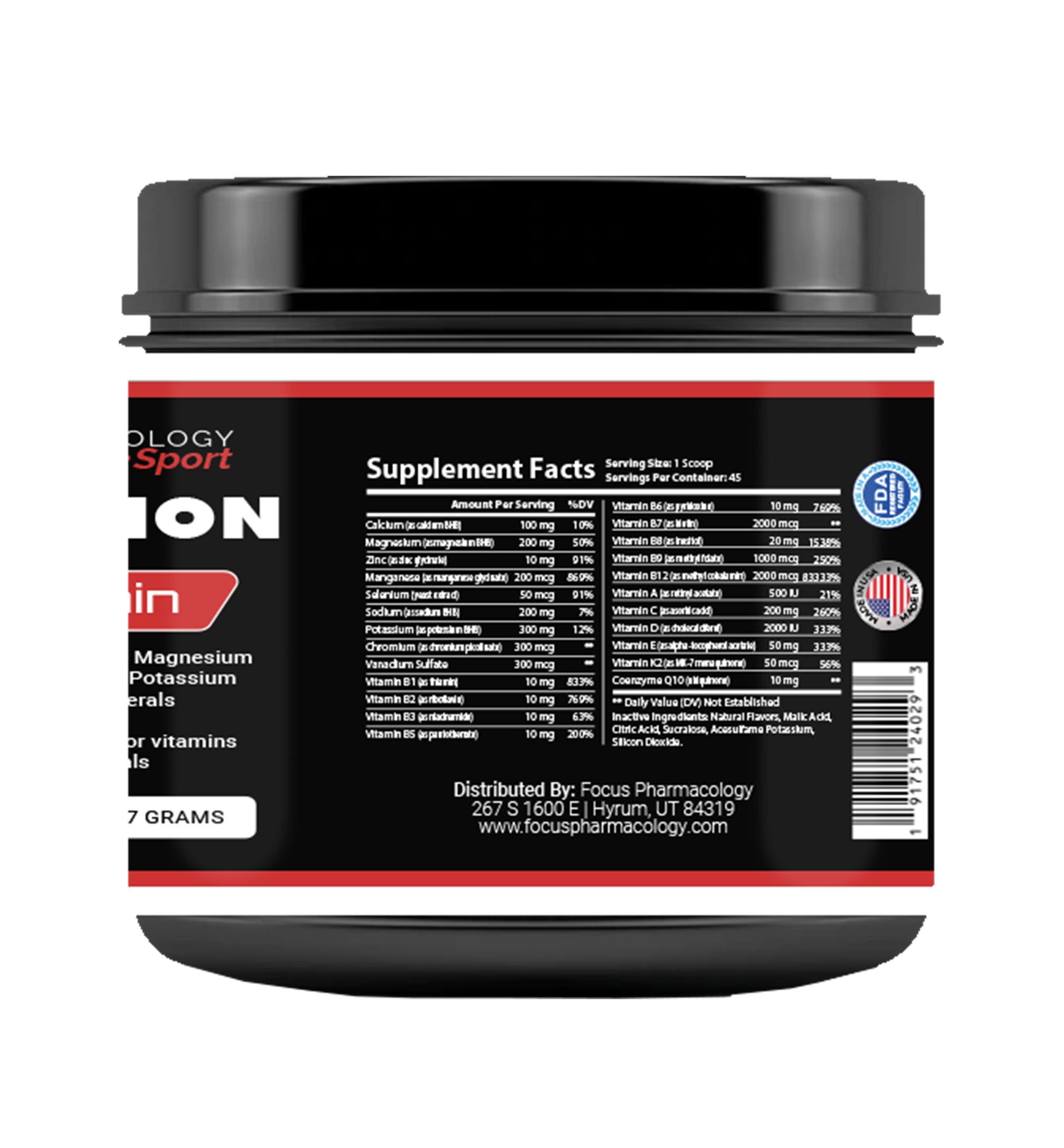 Focus Pharmacology Multivitamin Hydration