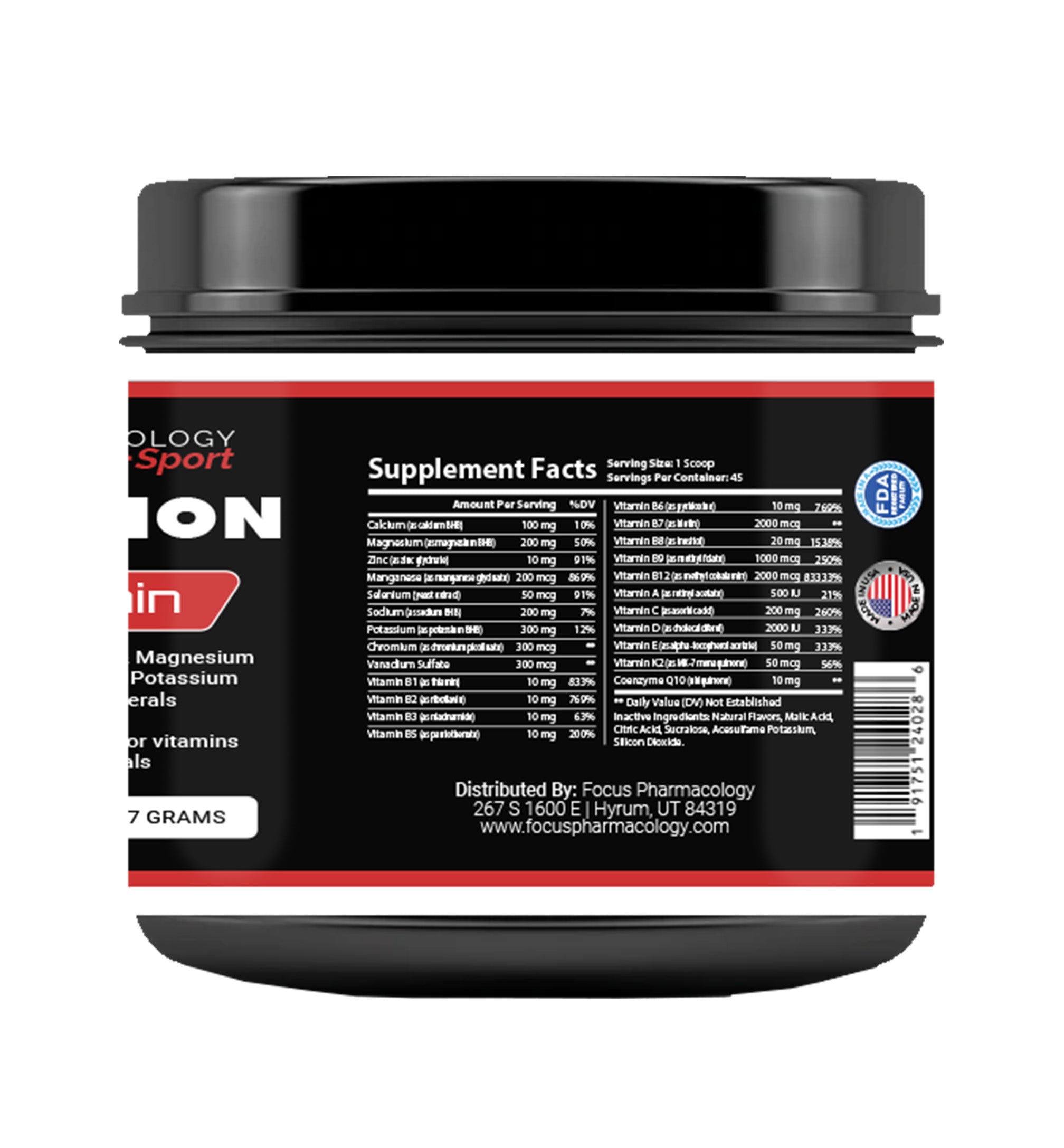 Focus Pharmacology Multivitamin Hydration