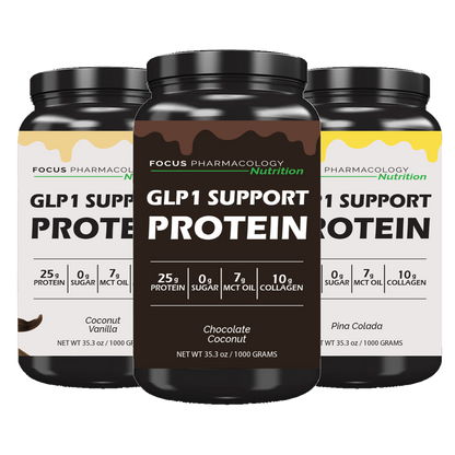 GLP-1 Support Whey Protein Isolate + Collagen + MCT Oil