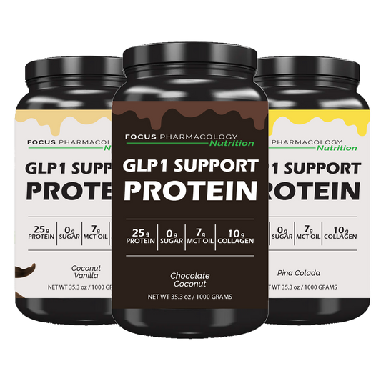 GLP-1 Support Whey Protein Isolate + Collagen + MCT Oil