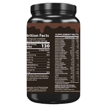 GLP-1 Support Whey Protein Isolate + Collagen + MCT Oil