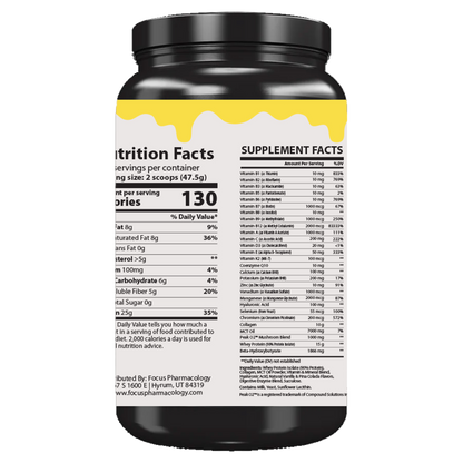 GLP-1 Support Whey Protein Isolate + Collagen + MCT Oil