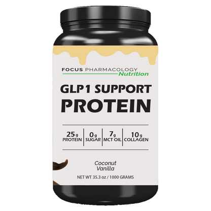 GLP-1 Support Whey Protein Isolate + Collagen + MCT Oil