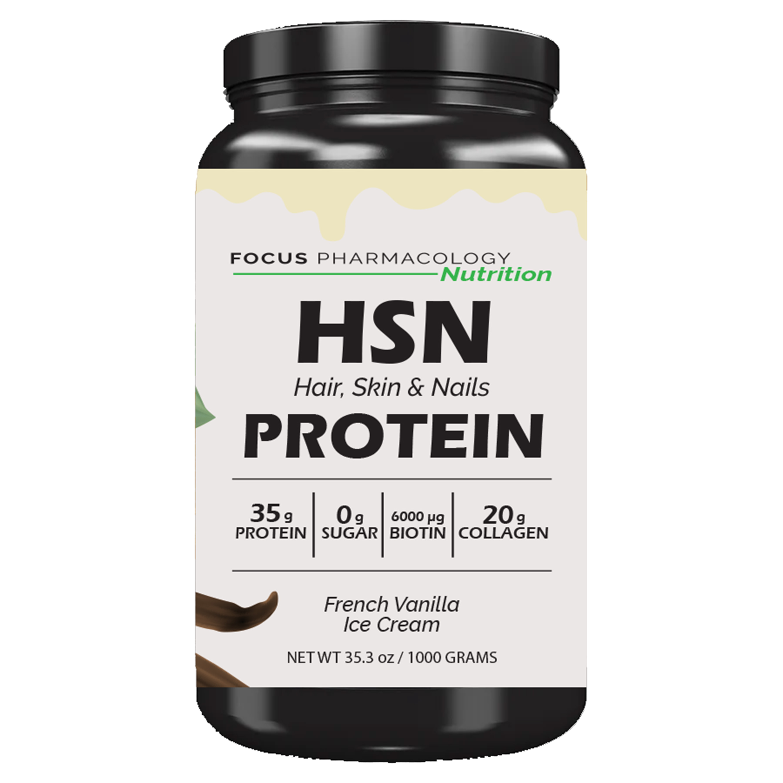 Hair, Skin, & Nails (HSN) Whey Protein Isolate + Collagen