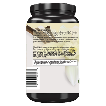 Hair, Skin, & Nails (HSN) Whey Protein Isolate + Collagen
