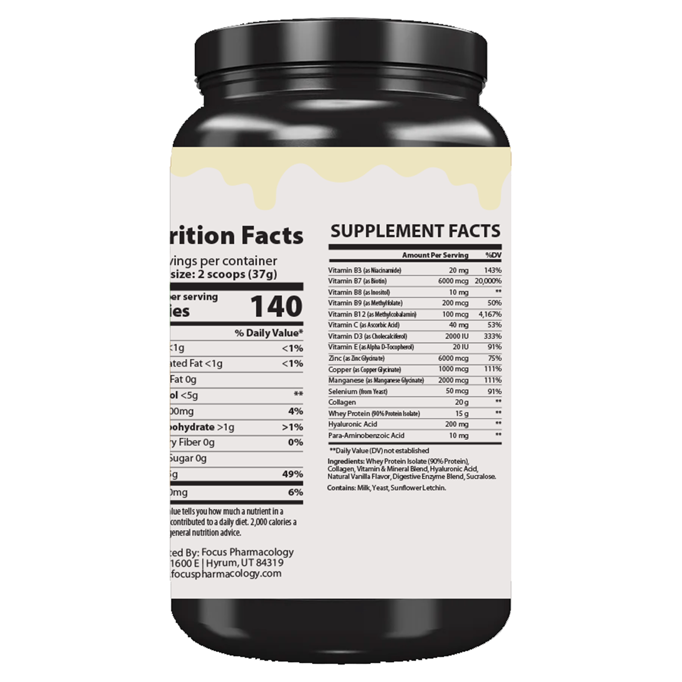 Hair, Skin, & Nails (HSN) Whey Protein Isolate + Collagen