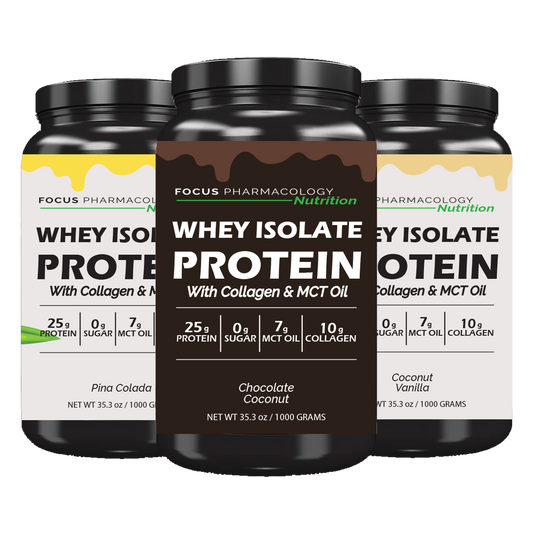 Whey Protein Isolate + Collagen + MCT Oil