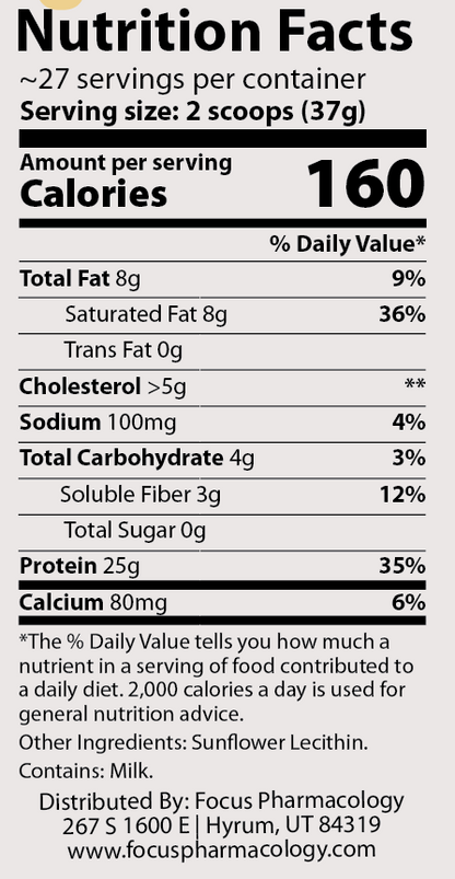 Whey Protein Isolate + Collagen + MCT Oil