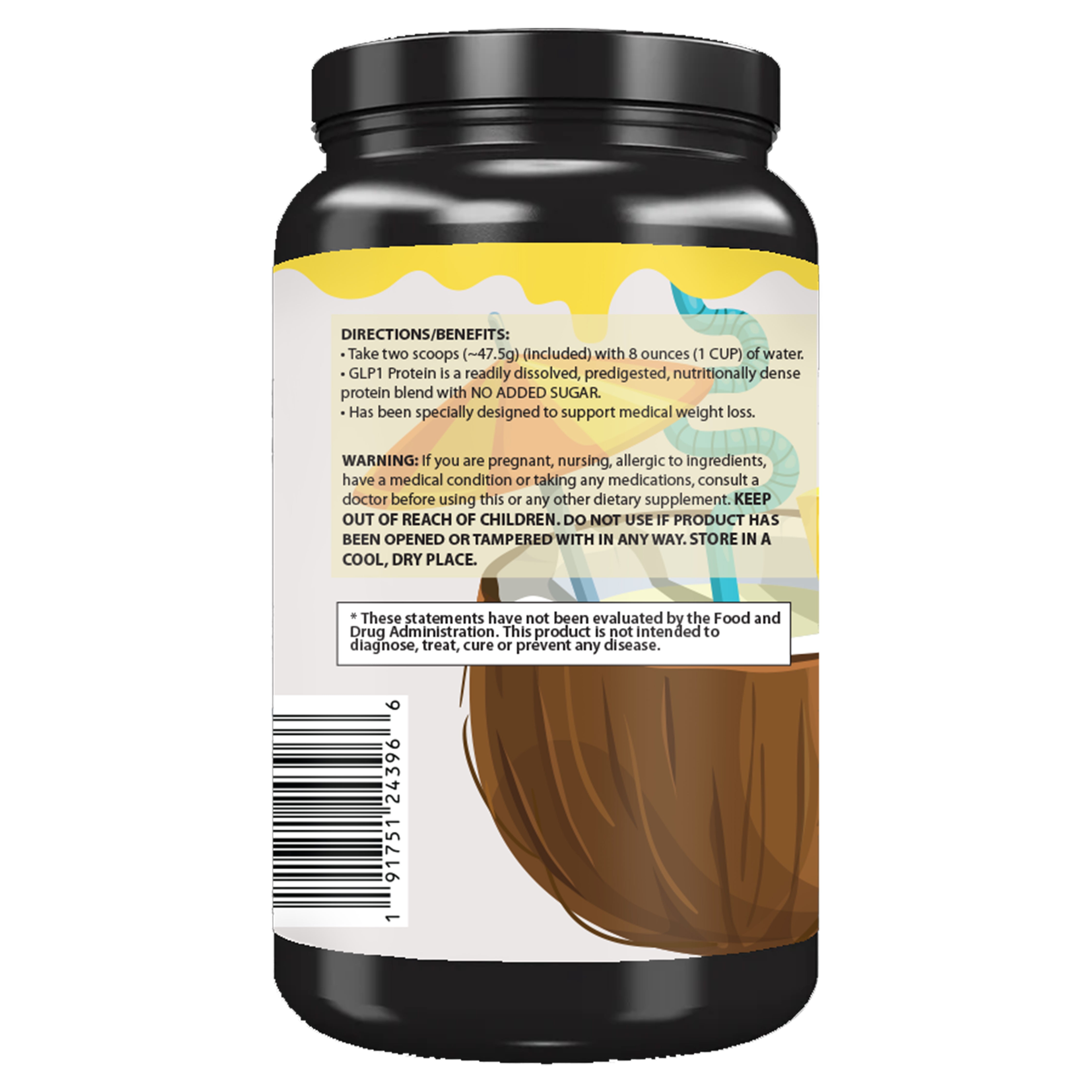 Muscle First GLP-1 Support Whey Protein Isolate + Collagen + MCT Oil
